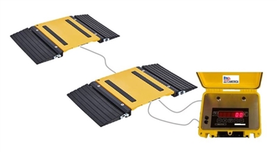 Portable truck axle scale with Indicator made in the usa