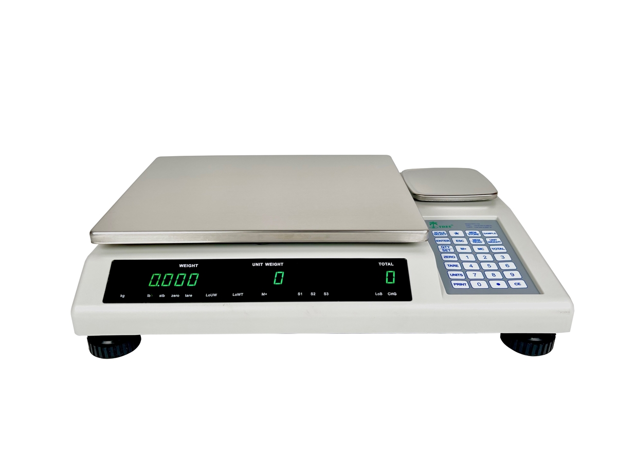 50lb x 0.001lb; 2lb x 0.00005lb - Dual Platform Counting Scale